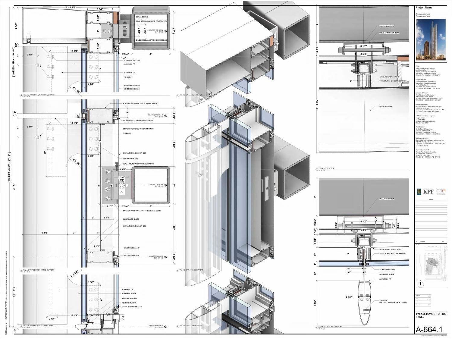 Curtainwall Shop Drawings